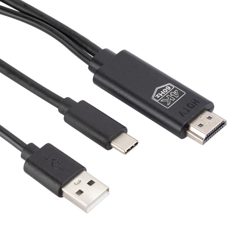 Btsg USB C to Adapter USB 3.1 Type-C Hub Adapter (4K @ 30Hz) Sinkronisasi Video Pada Layar Yang Sama