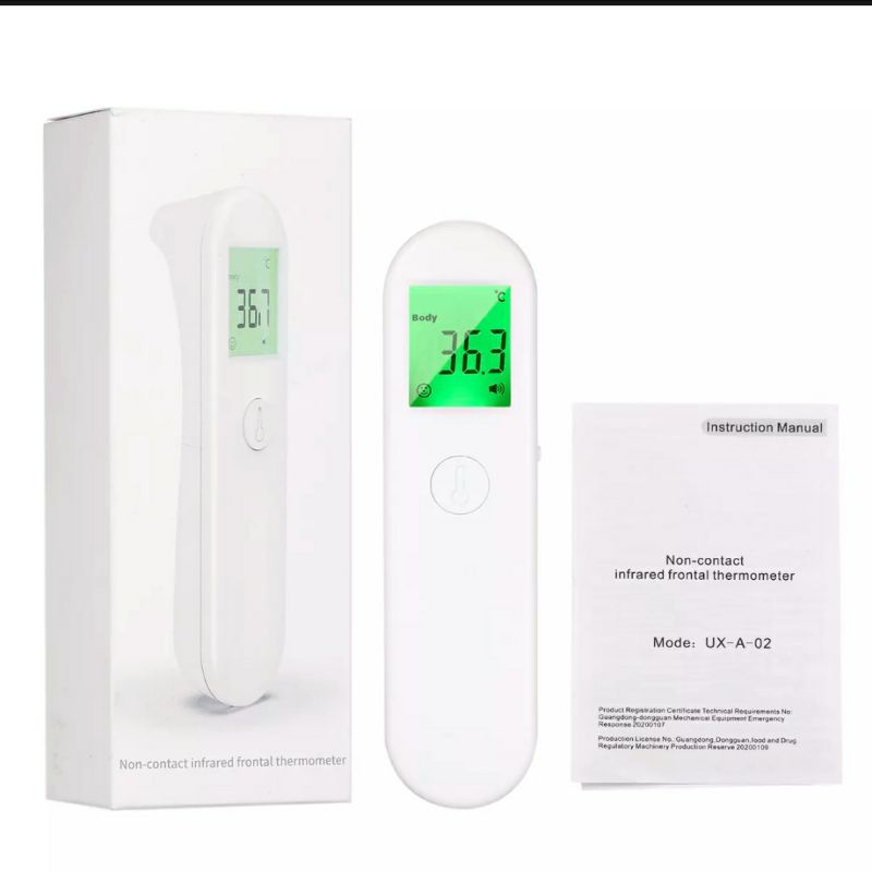 termometer digital LCD Infrared IR Non-Kontak Layar LCD Non-Contact Infra Red Thermometer