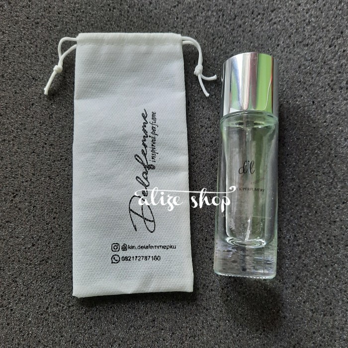 

NEW Dengan Sablon Pouch Botol Parfum Kantong Serut Spunbond Bisa Custom - 7x15