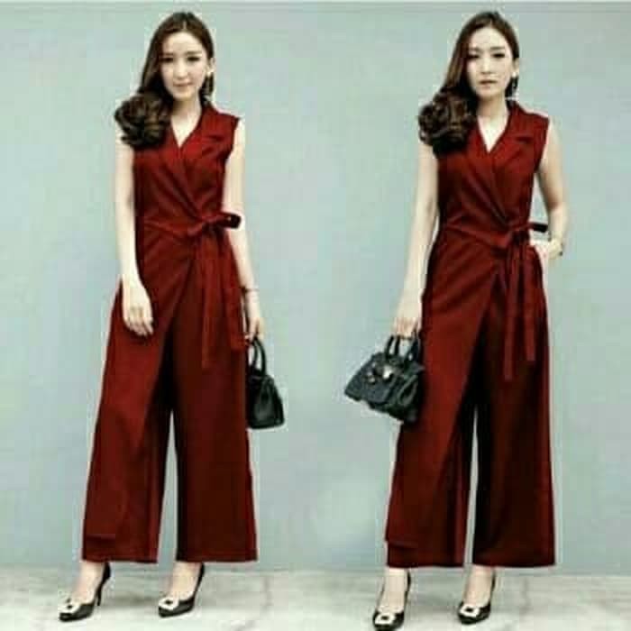 [BAYAR DITEMPAT] Jumpsuit Wanita Dewasa/Fashion Cewek Kekinian Kodo