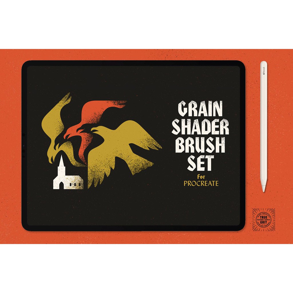 Procreate Brush - Grain Shader Brushset For Procreate