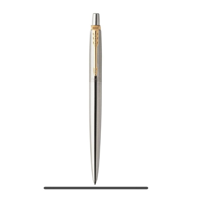 

Parker jotter stainless steell gold trim ballpoint