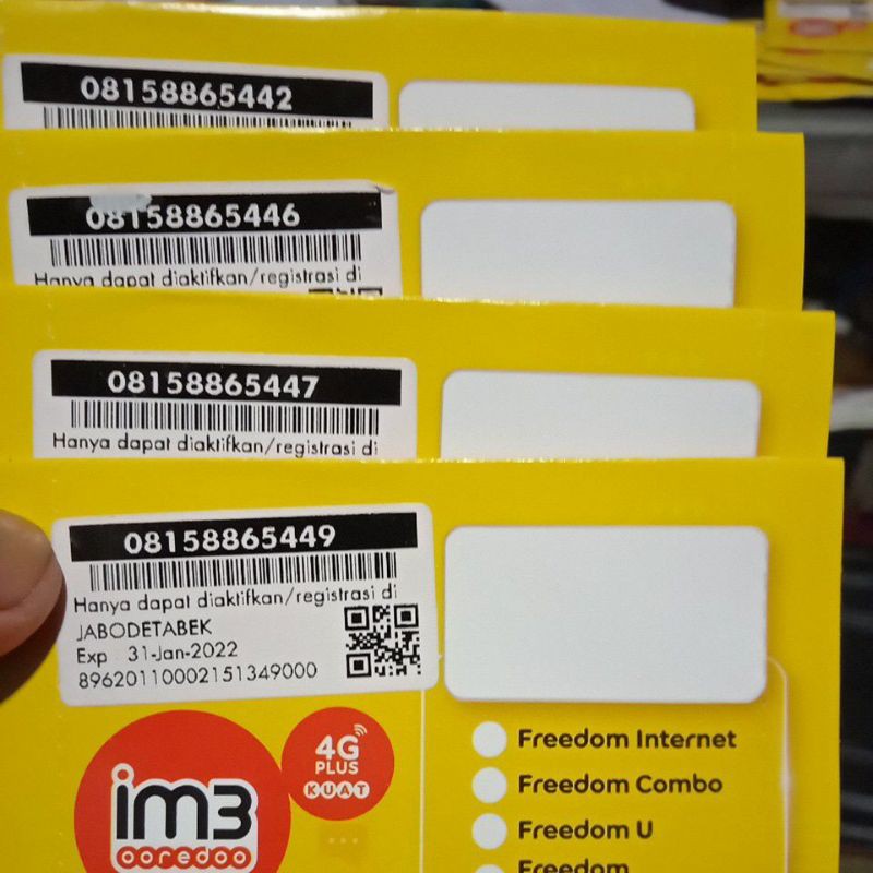 No Cantik IM3 11 Digit