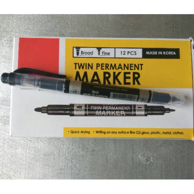 

Twin Permanent Marker