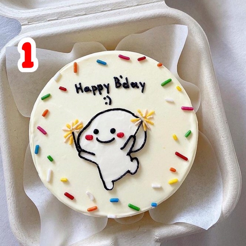 Desain kue ulang tahun simple