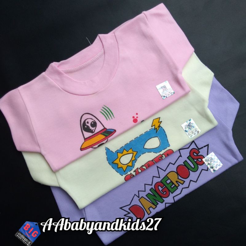 1Pc Kaos Oblong Bayi Vinata Sablon SNI-Oblong Vinata Bayi Sablon SNI