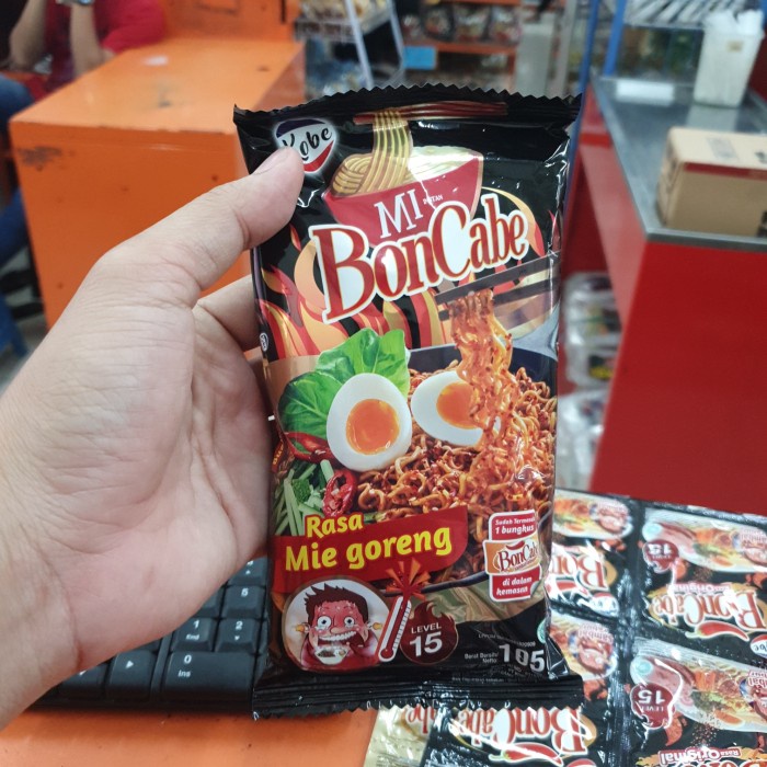 

PCS - MI BONCABE RASA MIE GORENG LEVEL 15/ KOBE BON CABE PEDAS atayatoko