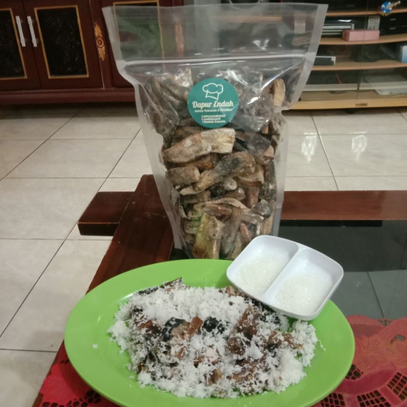 

gatot singkong Hitam kenyal