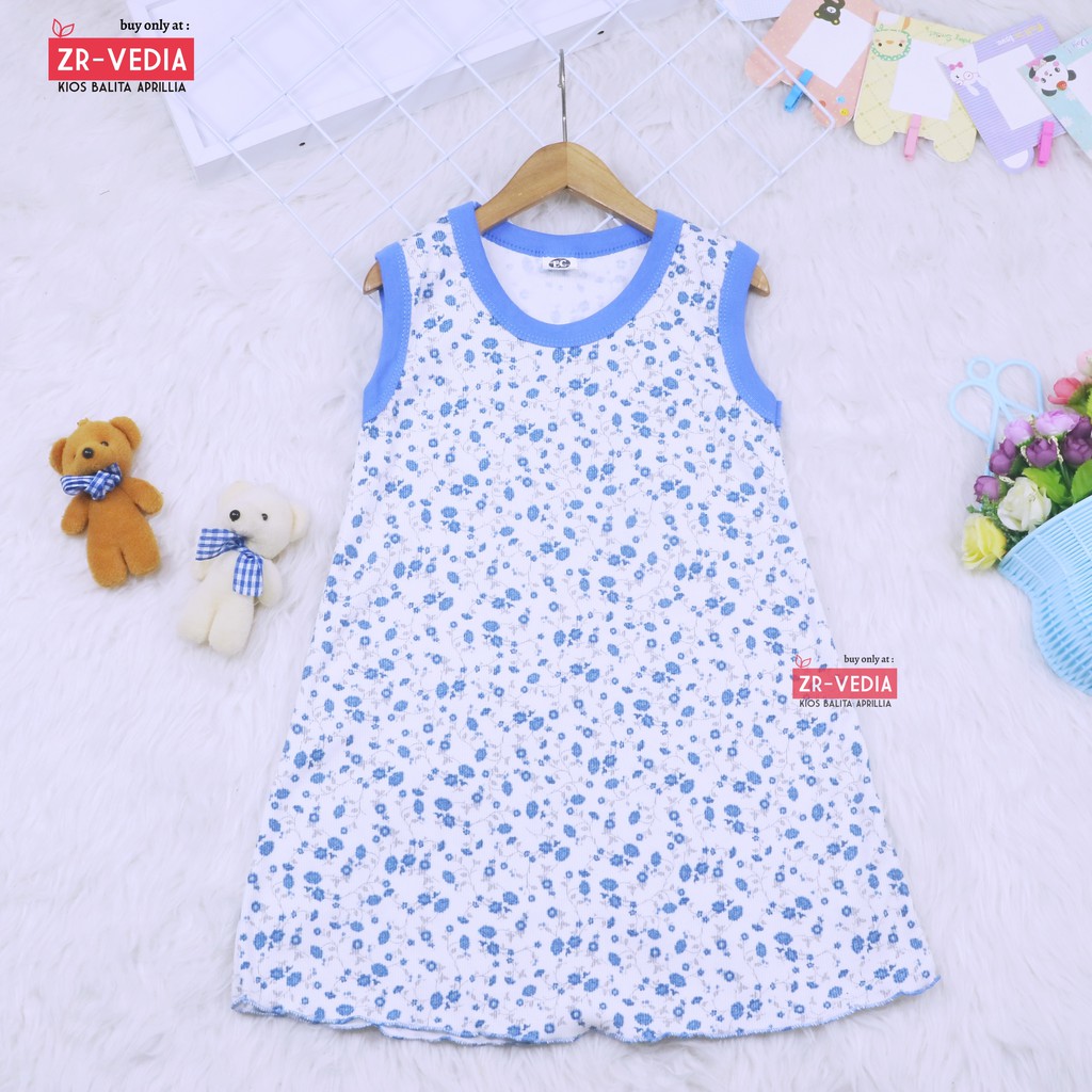 (ISI 3 PCS) Dress Yukensi uk 3-5 Tahun / Daster Anak Perempuan Atasan Bahan Kaos Baju Harian Murah