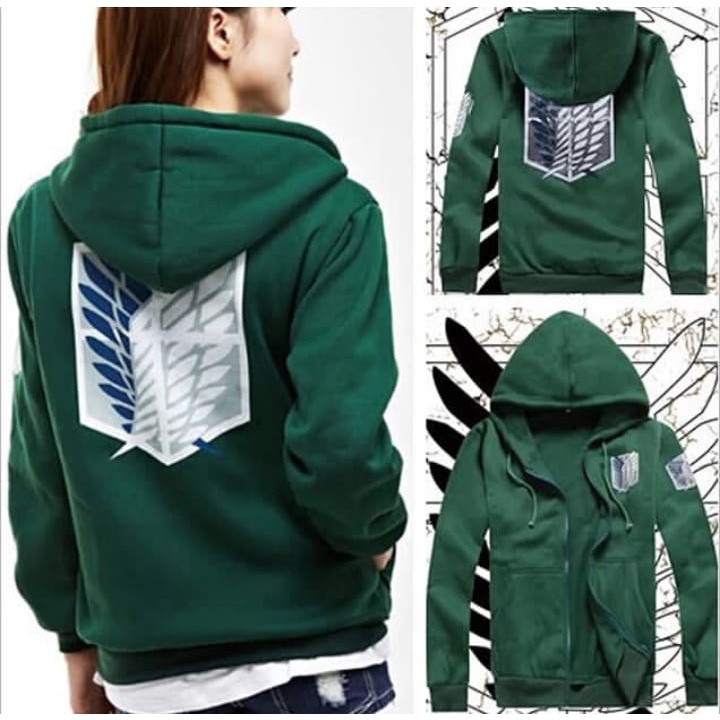 Sweater Wanita/Pria Grosir Termurah Berkualitas - Zipper hodie attack