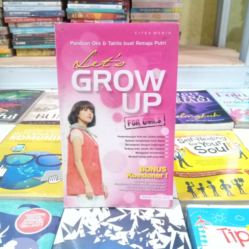 obral Buku bacaan motivasi murah // inspirasi // pengembangan diri // bisnis // investasi // self healing // kesehatan // kecantikan // enterpreneur // undang undang // narkotika // tradisi ruwatan // consuming//-Let's grow up
