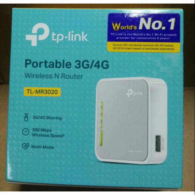 TPLINK TL-MR3020 Portable 3G / 4G Router Wireless