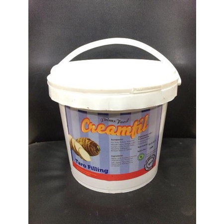 CREAMFIL TALAS 5 KG SELAI TARO CREAMY FLA ISIAN ROTI HALAL BPOM
