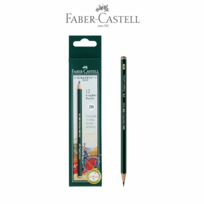 

Produk Unggulan Pensil 2B Faber Castell 12Pcs Original Trendi