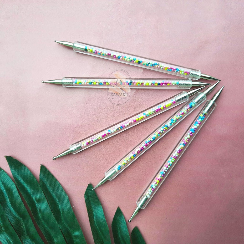 Dotting Pen Rhinestone Gem Manik Nail Art (NP-7)