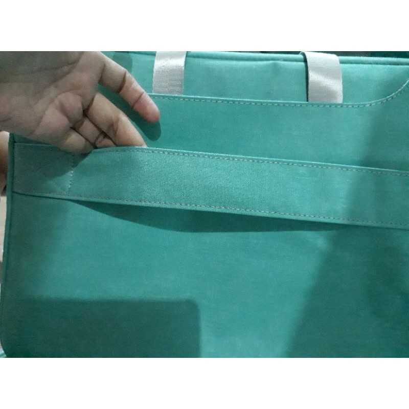 Tas Laptop Macbook Jinjing FashionTrendy Waterproof Size 12 13 inch black