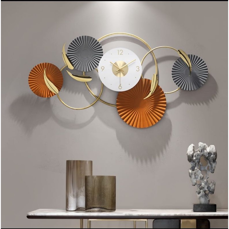 TAMA_OFFICIAL JAM DINDING TERBARU 2022 UK 89x41CM/WALL DECOR/HIASAN PAJANGAN DINDING INFORMAS WARNA 