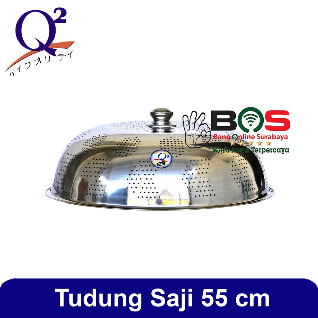 Tudung Saji Stainless Q2-2055 Q2 2055 Tutup Meja Makan