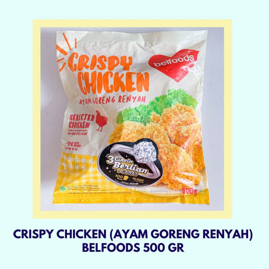 Ayam Goreng Renyah 500 gr, Produk Belfoods