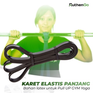 Karet Elastis Panjang Workout Latex Pull Up Gym Yoga Resistance Band Aksesoris Olahraga Fitness