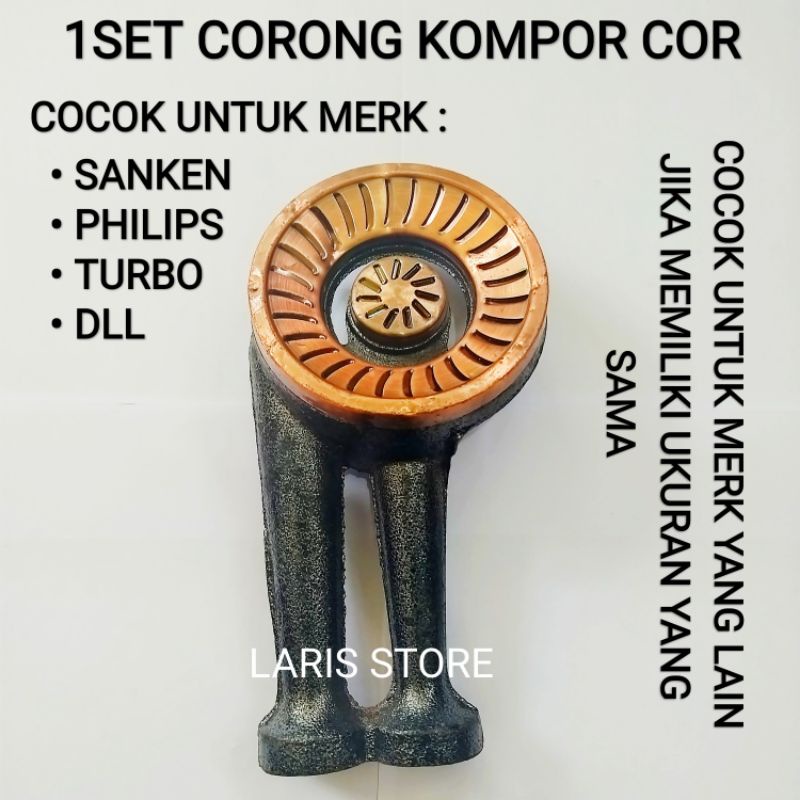 Cerobong / Corong Kompor Gas Philips Sanken Turbo Cor Babet