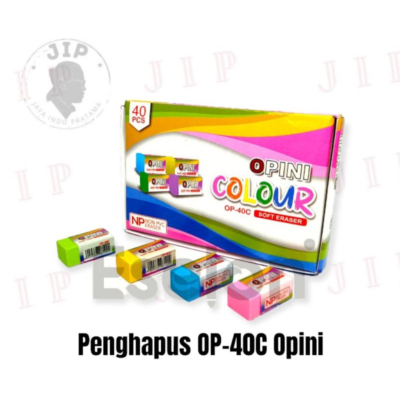 

PENGHAPUS PENSIL KECIL merk Bio Opini ISI 40pcs (PACK) - ERASER STIP VOXY OP-40C MURAH