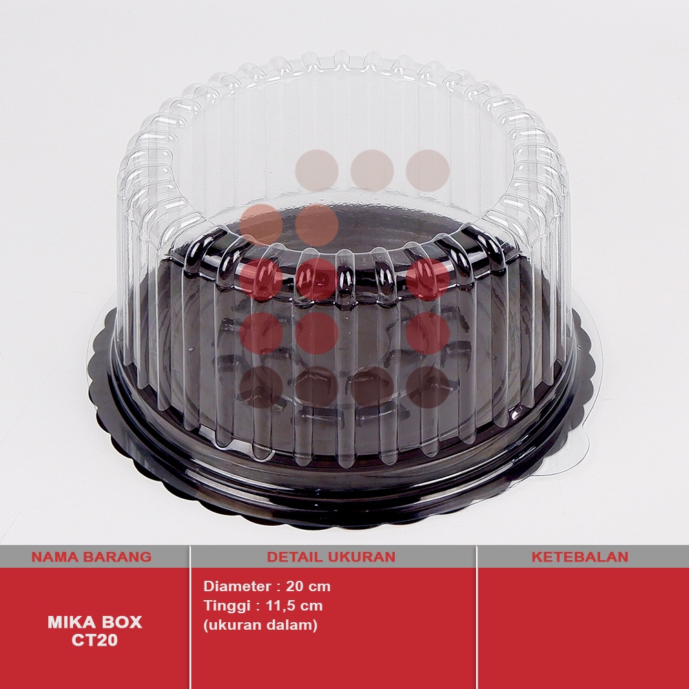 MIKA BOX BOLU / KUE TART CT20 &amp; CT22