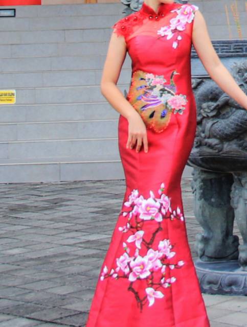 Cheongsam qipao sangjit tingjing