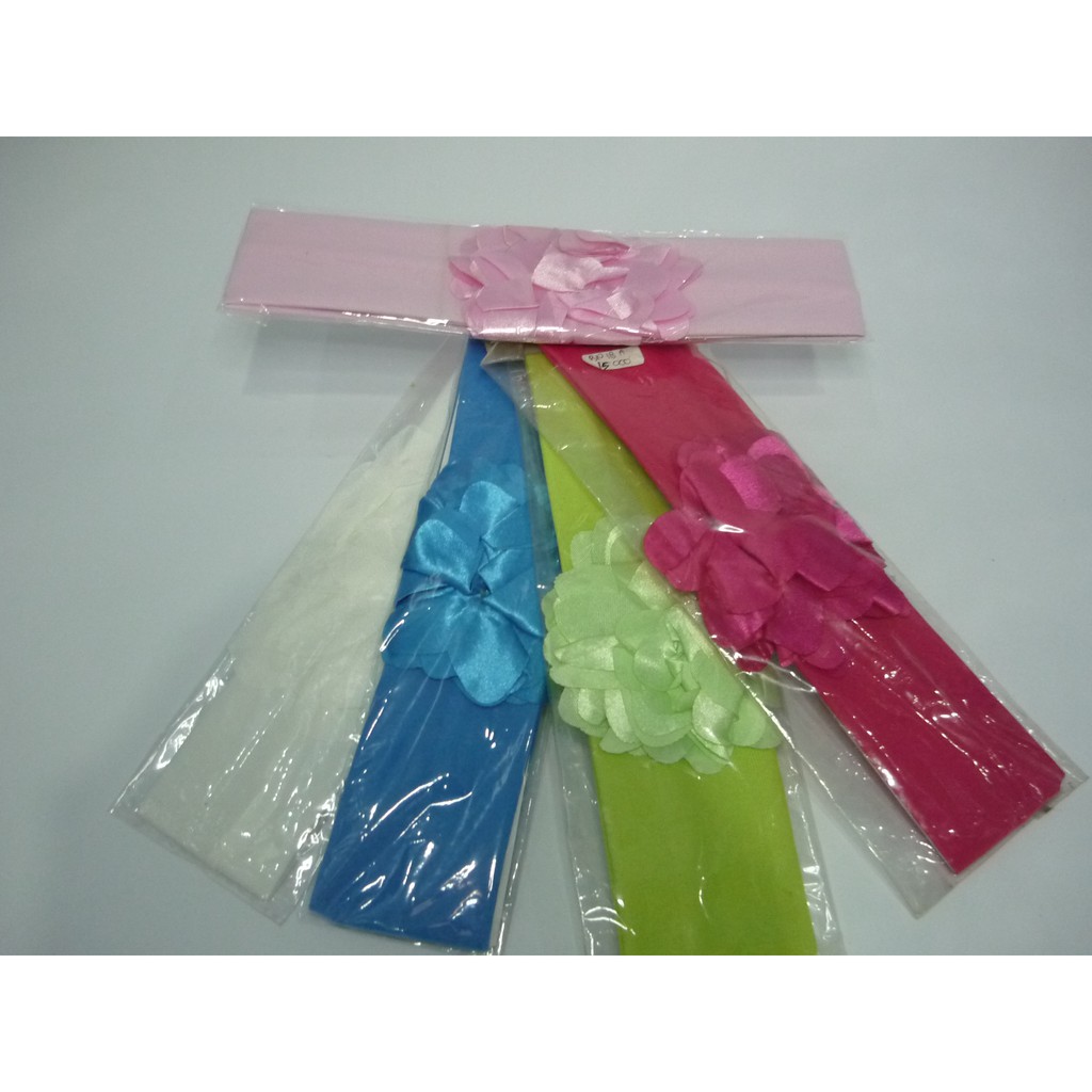 Bandana bando kain karet pita lucu untuk anak