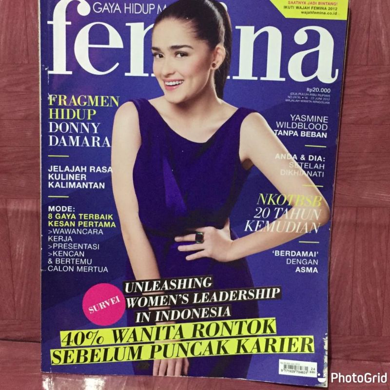 Majalah Femina No. 24/XL, Tahun 2012, Cover: Yasmine WildBlood