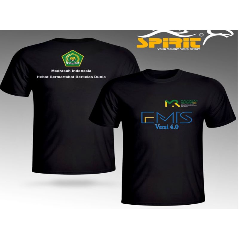 Baju Kaos Emis Tangan Pendek /Baju Madrasah reorm