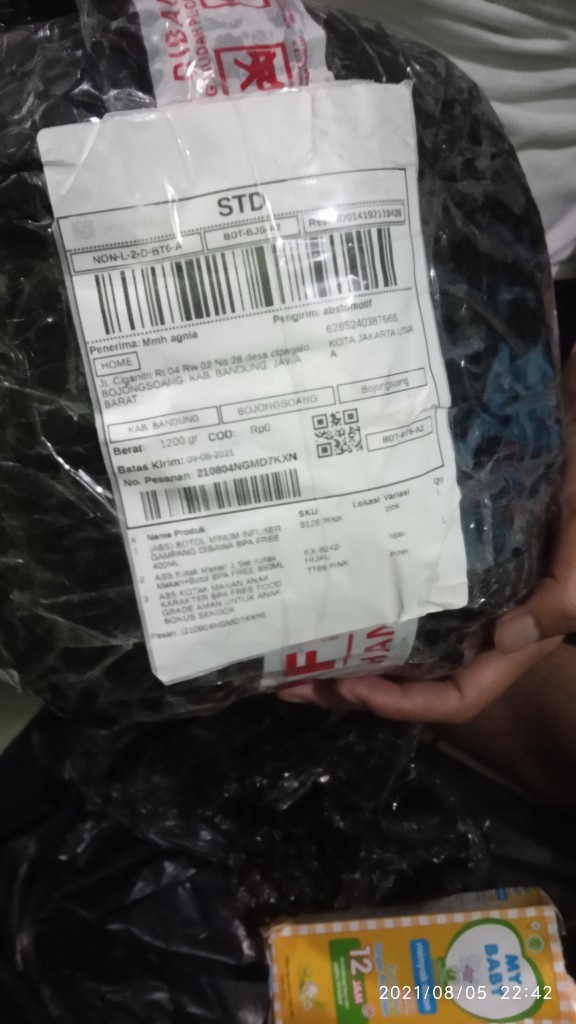 (abs) Botol Minum Infuser Gampang Dibawa Bpa Free 400ml