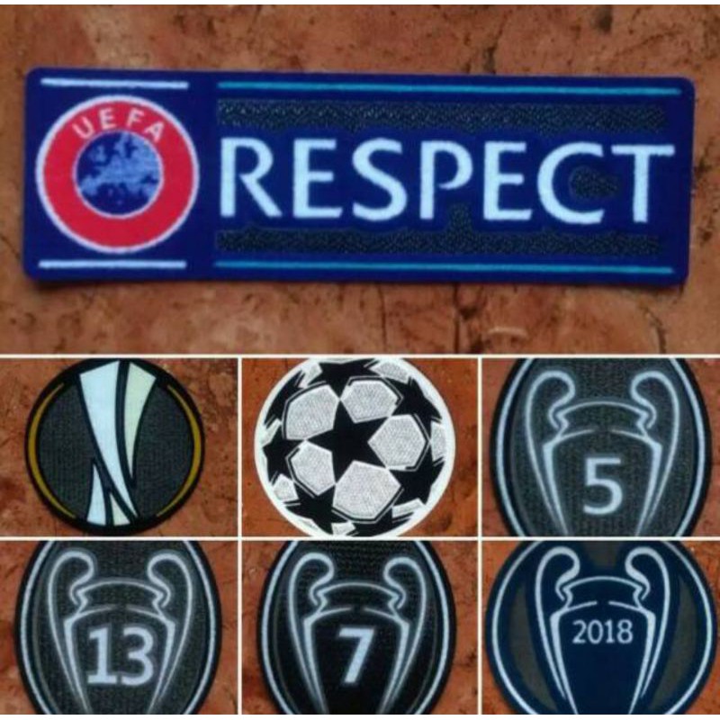 PATCH | PASANG PATCH LOGO AKSESORIS JERSEY BOLA GRADE ORIGINAL IMPORT