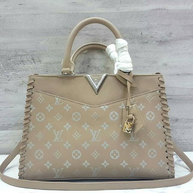Lv Very Zipped Tote 32cm GREY mirror