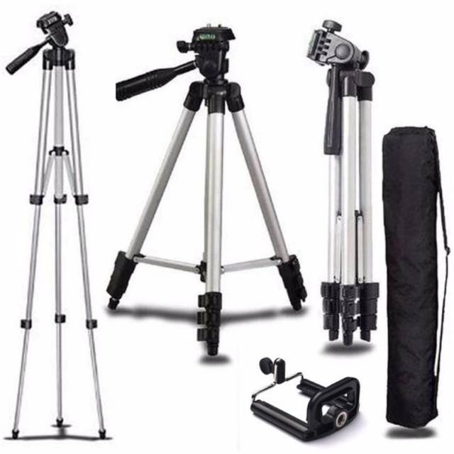 TRIPOD HANDPHONE - TRIPOD CAMERA BEST QUALITY ALUMINIUM LEGS FREE HOLDER U