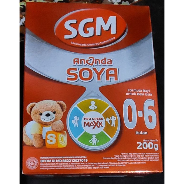 SGM SOYA 0 - 6 BULAN 200 G, SUSU MURAH SUSU UNTUK BAYI