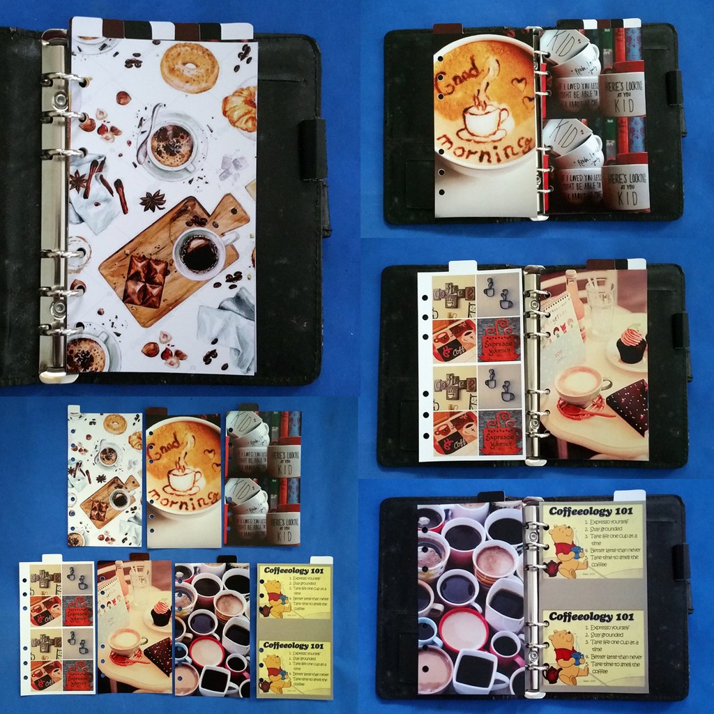 

Pembatas Atas Coffee Binder Organizer 2 Ring, 6 Ring, 20 Ring, 26 Ring 1 Set 7 lembar