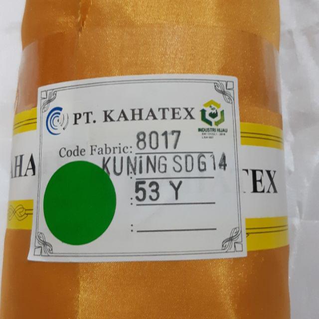 [READY 1] Kain Peles / Habute / Habutai /Kahatex / Kain Dekor/ Background / Backdrop/Furing-Kuning sedang
