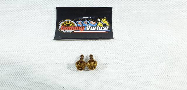 Baut Probolt Minyak master rem Heng flower 2 biji