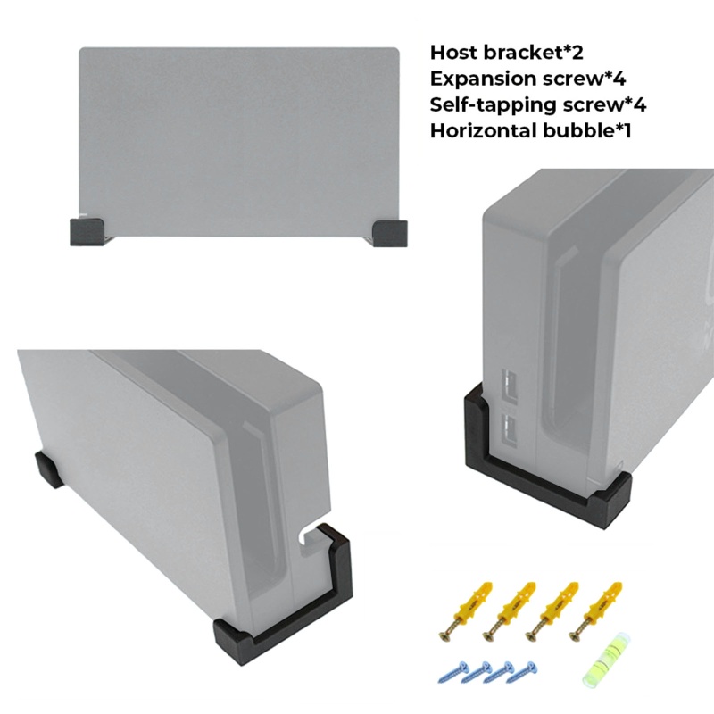 Btsg Braket Dinding Display Holder Konsol Stand Host Rak Penyimpanan Game Organizer Untuk NS Switch Fitness Ring