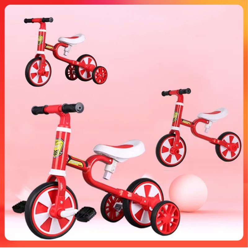 KIDDAILY BALANCE BIKE SPORT SEPEDA ANAK  PUSH BIKE ANAK BIKE ANAK SEPEDA RODA 3 SEPEDA BAYI RODA 3 R