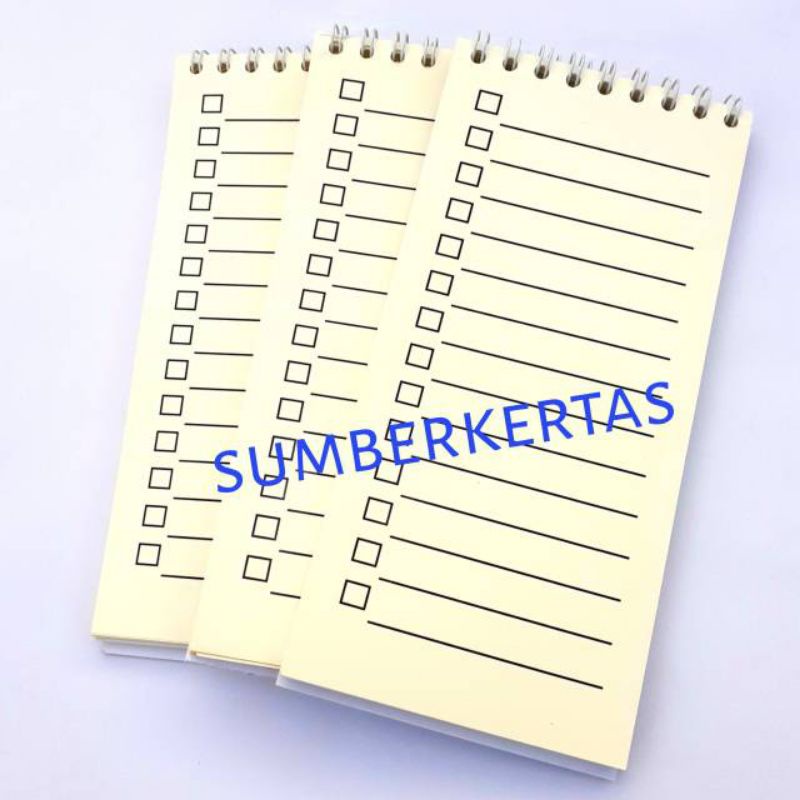 

to do list / buku plan / notes / jurnal murah