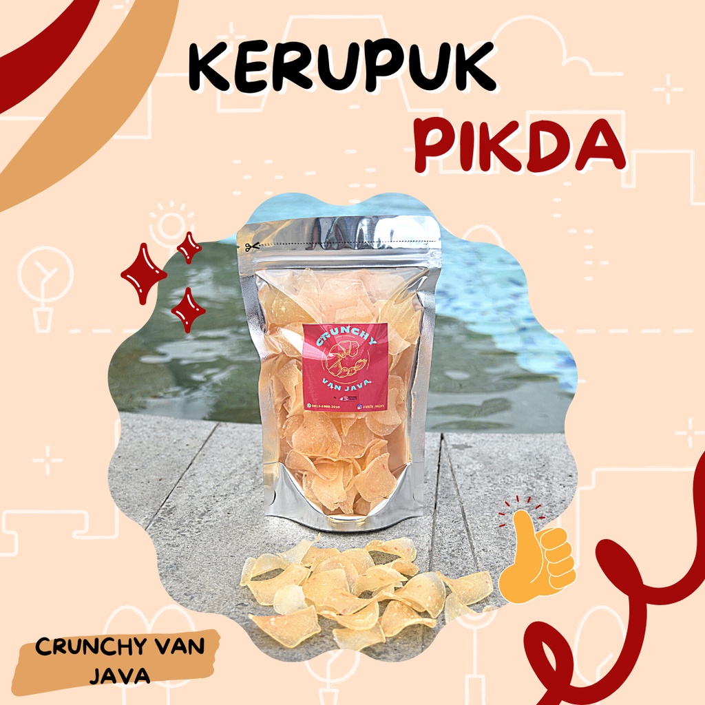 

KERUPUK PIKDA/ KERUPUK SEBLAK MENTAH by CRUNCHY VAN JAVA