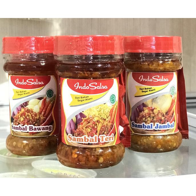 

Sambal Teri, Bawang, dan Jambal IndoSalsa