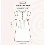 POLA PRODUKSI DASTER BUSUI 070 - Pola Baju Daster - Homedress Sewing Pattern