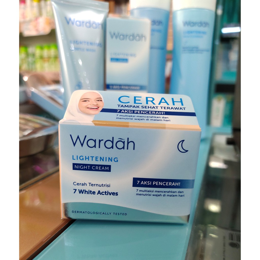 WARDAH LIGHTENING NIGHT CREAM 30gr (new packaging)