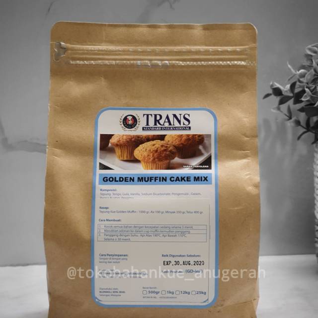 

TRANS - GOLDEN MUFFIN CAKE PREMIX 1 KG