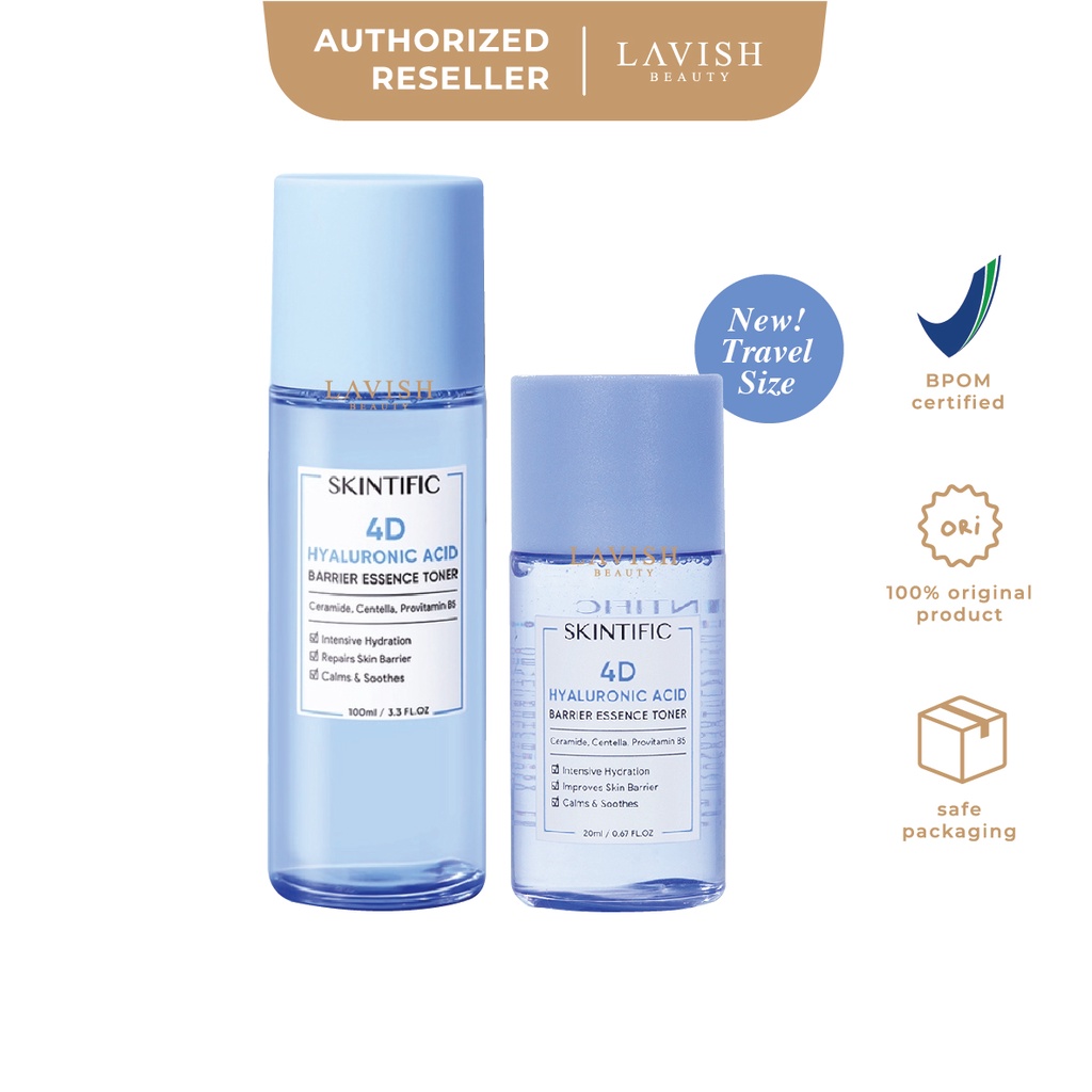 Jual SKINTIFIC 4D Hyaluronic Acid Barrier Essence Toner Hydration (20ml
