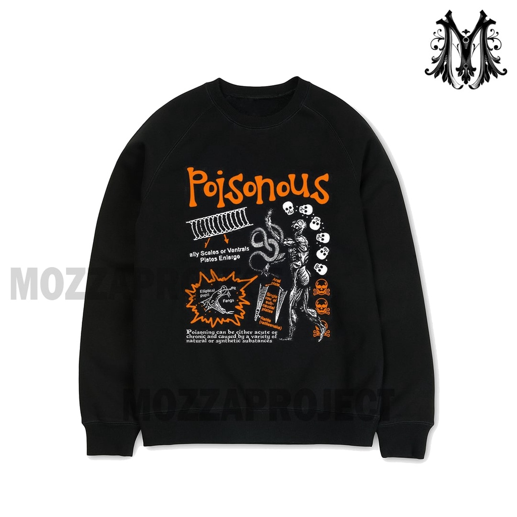 CREWNECK SWEATSHIRT POISONOUS