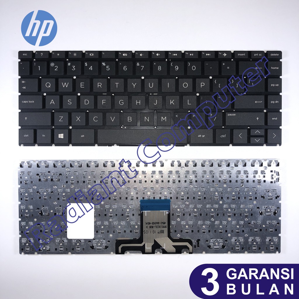 Keyboard HP 14-DF 14-DG 14-DK 14s-DK 14z-DK 14-MA BLACK